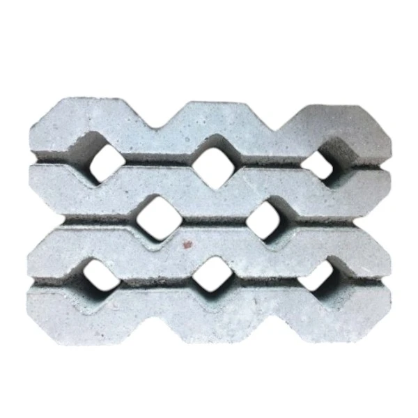 Gạch block tự chèn trồng cỏ 8 lỗ nhám