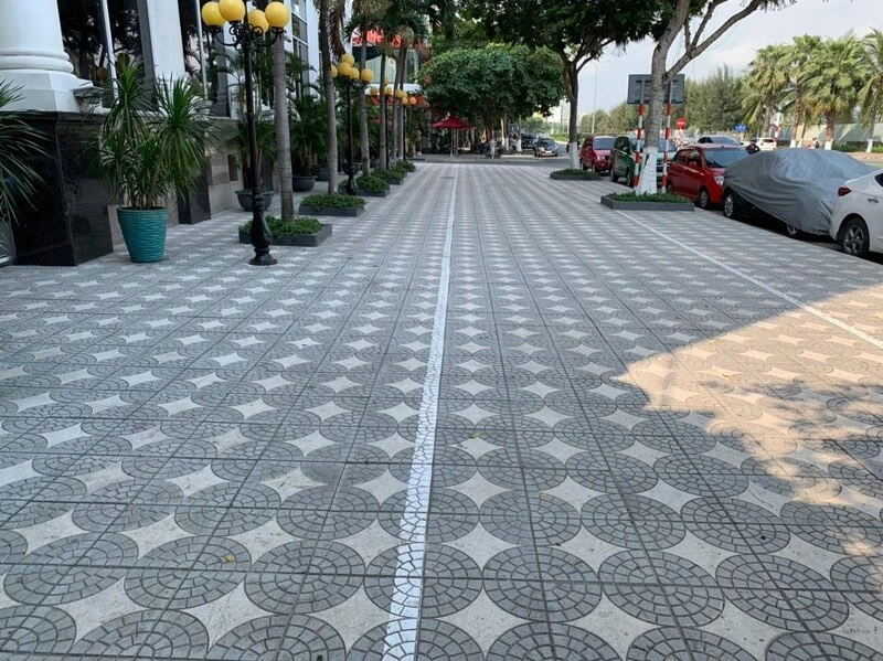 Thi công gạch block vỉa hè tại Hà Nội