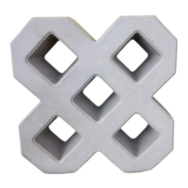 Gạch block tự chèn trồng cỏ 5 lỗ bóng